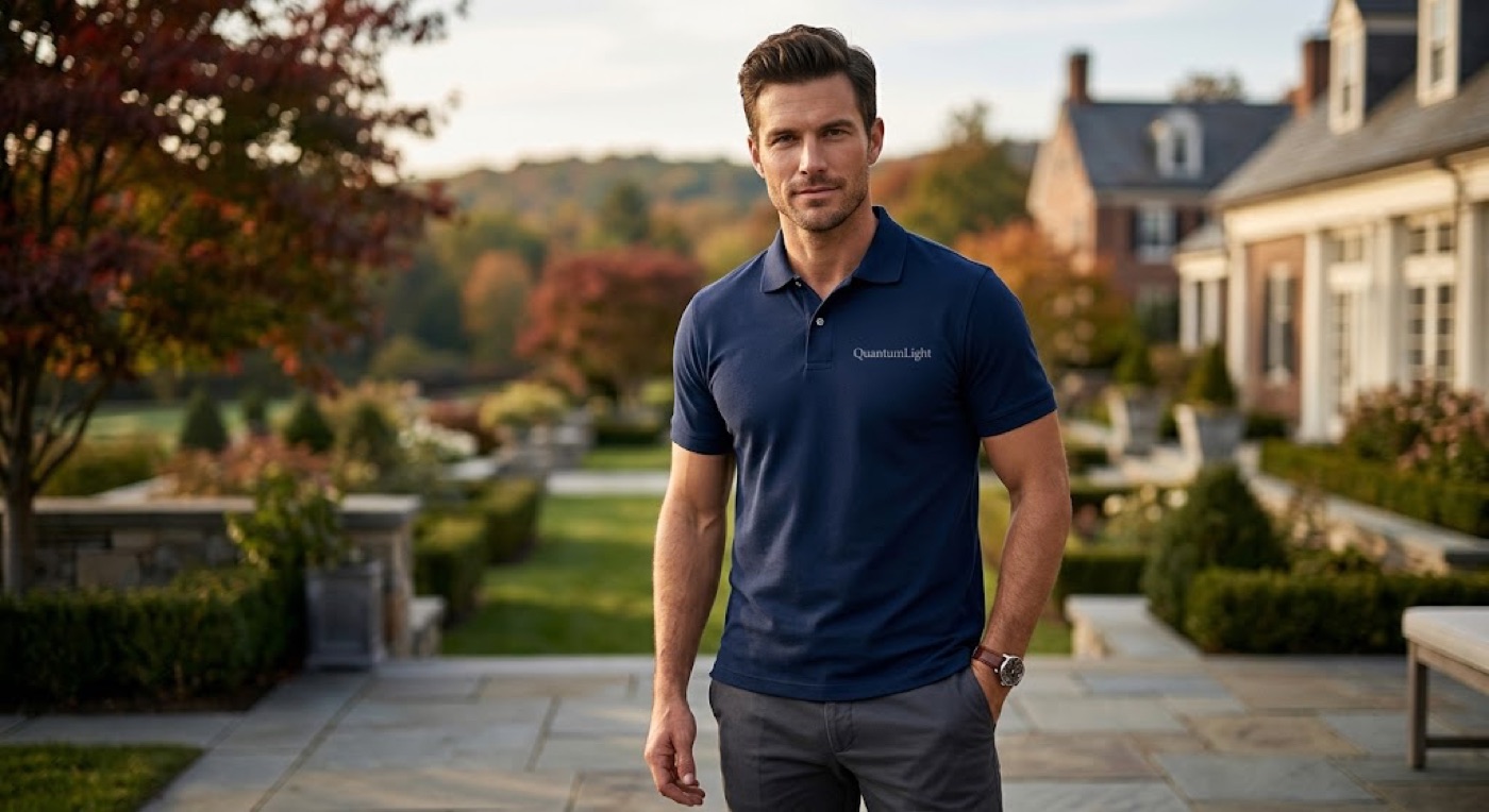 QuantumLight polo shirt